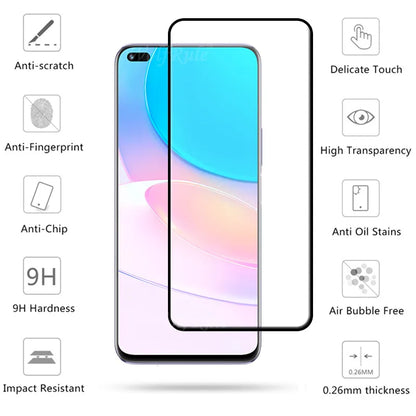 Full Cover Glass For Huawei Nova 8i Glass Huawei Nova 8i Tempered Glass Full 9H HD Screen Protector Huawei Nova 8i Lens Glass