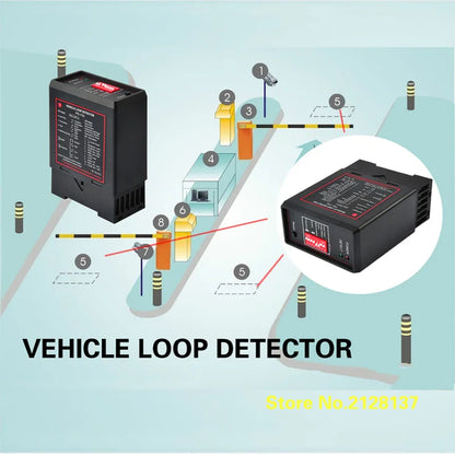 PD132  Inductive VEHICLE LOOP DETECTOR Controller Module,Loop Sensor For Vehicle Access