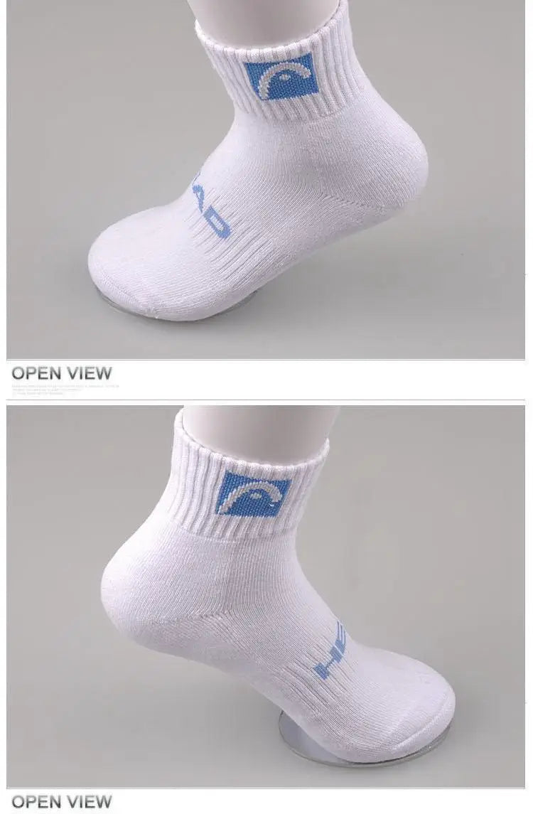 HEAD Sport Socks  Raquete De Tennis Gym Stockings Athletic Socks Pure Cotton Absorbs Sweat Prevents Odor Outdoor Mount Sports
