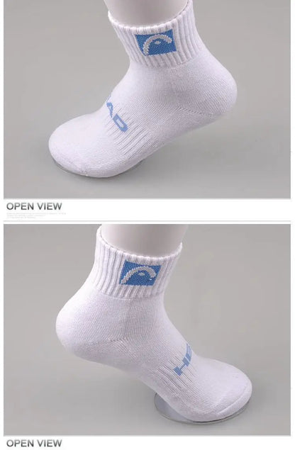 HEAD Sport Socks  Raquete De Tennis Gym Stockings Athletic Socks Pure Cotton Absorbs Sweat Prevents Odor Outdoor Mount Sports