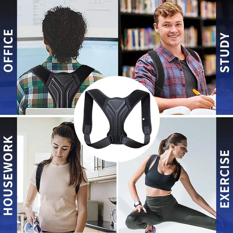 Posture Corrector Back Brace Adjustable Posture Brace for Upper Back Shoulder Pain Relief Posture Trainer Spine Posture Support