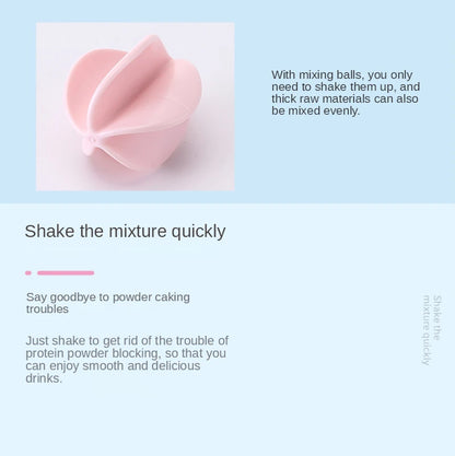 Portable Shaker Bottle with Stirring Ball, Perfect for Protein Shakes and Pre-Workout, Water Bottles without BPA, 500 ml, 700ml