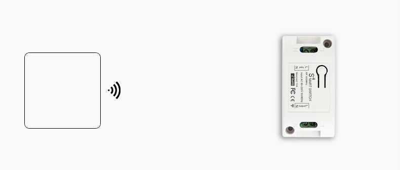 Smart Switch Light DIY Module Receiver 433 Mhz 86 Type Portable RF Wireless Relay Power Remote Control 220V  Wall Panel Buttons