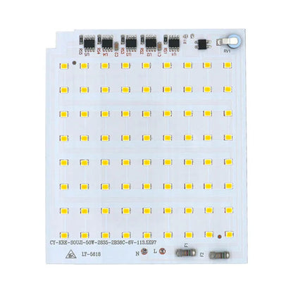 Smart IC LED Chip 10W 20W 30W 50W 100W 3500K Lamp Beads High Power LED Light Board 220V 2835 SMD LED Lamp For Indoor Outdoor DIY