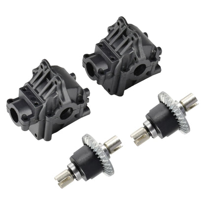 High Quality WLtoys 144001 Wave Box Gear Box Metal Differential Gear for 124018 124019 4WD RC Car Spare Part