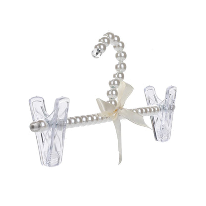 1Pc Pearl Clothes Hanger Kids Thicker Drying Racks Seamless Anti-slip Windproof Clothing Hanger Organization Home Decoration