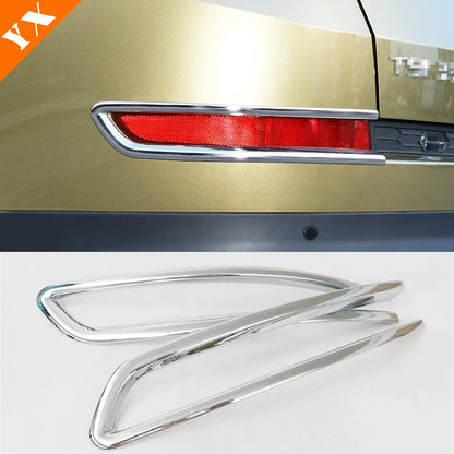 For Skoda Kodiaq Accessories 2017 2018 2019 2020 ABS Chrome Car Rear Back Fog Light Lampshade Cover Trim Auto Styling Sticker