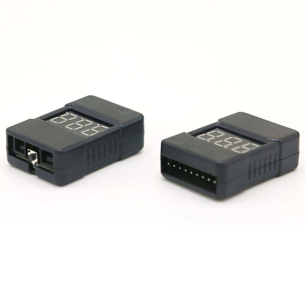 BX100 1-8S Lipo Battery Voltage Tester/ Low Voltage Buzzer Alarm/ Battery Voltage Checker with Dual Speakers