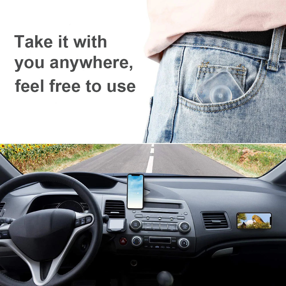 Nano Gel Pad Magic Stickers Washable Multi-Functional Sticker Universal Sticky Car Phone Holder Mini Gel Paste for Wall Desk