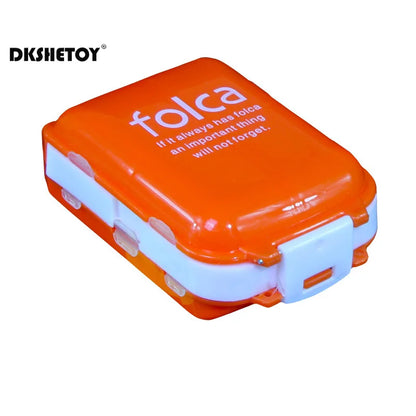 Pocket Pill case Folding Multi-layer Medicine Pills Storage cases Vitamin Drug  Box organizer Container pharmacy Box coffret