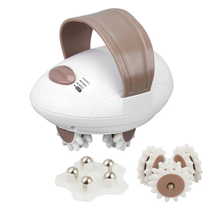 3D Electric Drum Body Slimming Massager Roller Anti-Cellulite Massage Device Fat Burner Machine Loss Weight Tool Relieve Muscle