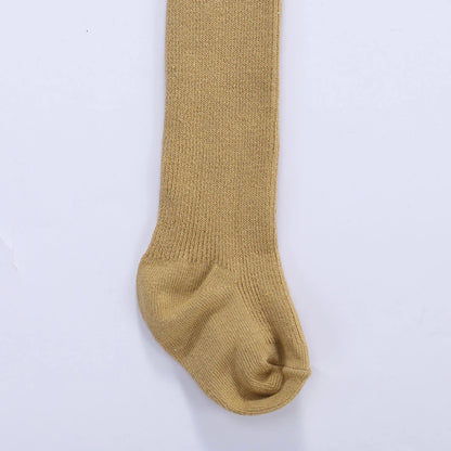 Wholesale Babys Cotton Suspender Pantyhose Infants Baby Girls Boys Cute Solid Color High Waist Bandage Overall Leggings Tights