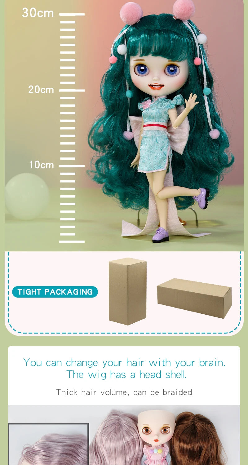 ICY DBS Blyth Doll Combination Including Clothes Shoes Hand Set AB Cosplay Dressing 1/6 BJD