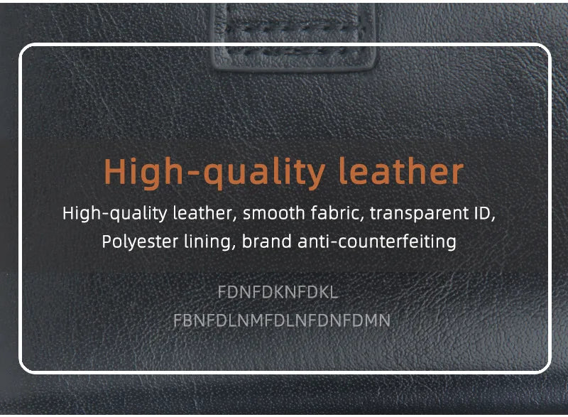 2023 Rfid Blocking Protection Men Card Wallets Hasp Small Card Wallets PU Leather Slim Mini Wallet Qaulity Male Purses