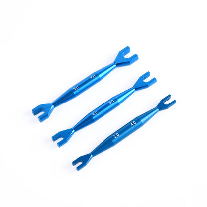 3pcs Wrench 3-4mm 4.5-5mm 5.5-7mm Double End Universal Spanner Open End Wrenches For Rc Crawler Car HSP Traxxas  Axial SCX10