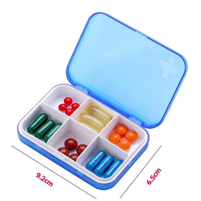 Folding Pill Case Medicine Drug Pills organizer storage Boxs Portable pharmacy Capsule Tablet Container Empty pillbox Cases