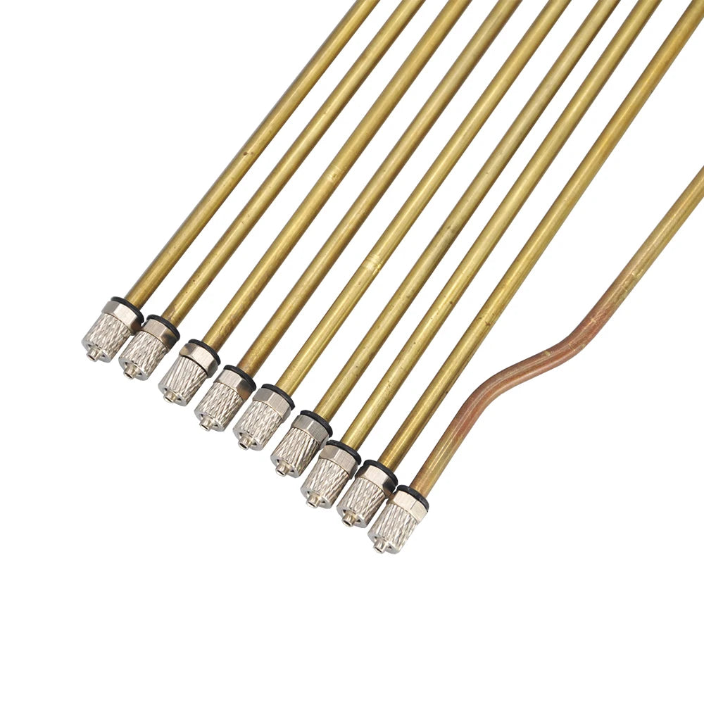 Upgrade 360L Excavator Hydraulic Copper Pipe Quick Connector Set For 1/14 RC Hydraulic Excavator JD-106 Engineering vehicle Part