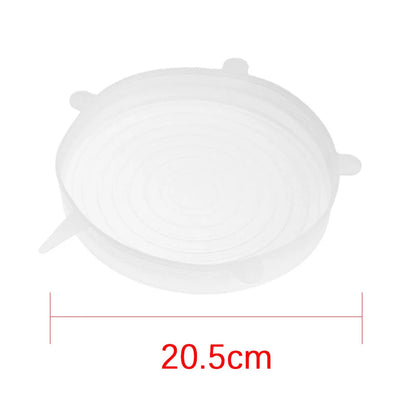 Universal Reusable Silicone Stretch Lids Food Wrap Silicone Cover for Cookware Bowl Pan Cooking Kitchen Accessories