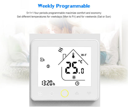 SDITERSTM Smart Thermostat for HVAC&Electric Heating,Valve/Boiler Control,Zigbee/Modbus/WiFi,Smart Home/Industrial Use 24V 220V