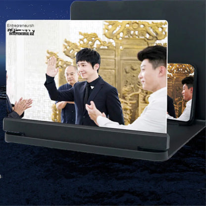 10X Mobile Phone Screen Magnifying Glass HD 3D Magnifying Glass Foldable Pressure Fresnel Lens Screen Magnifier