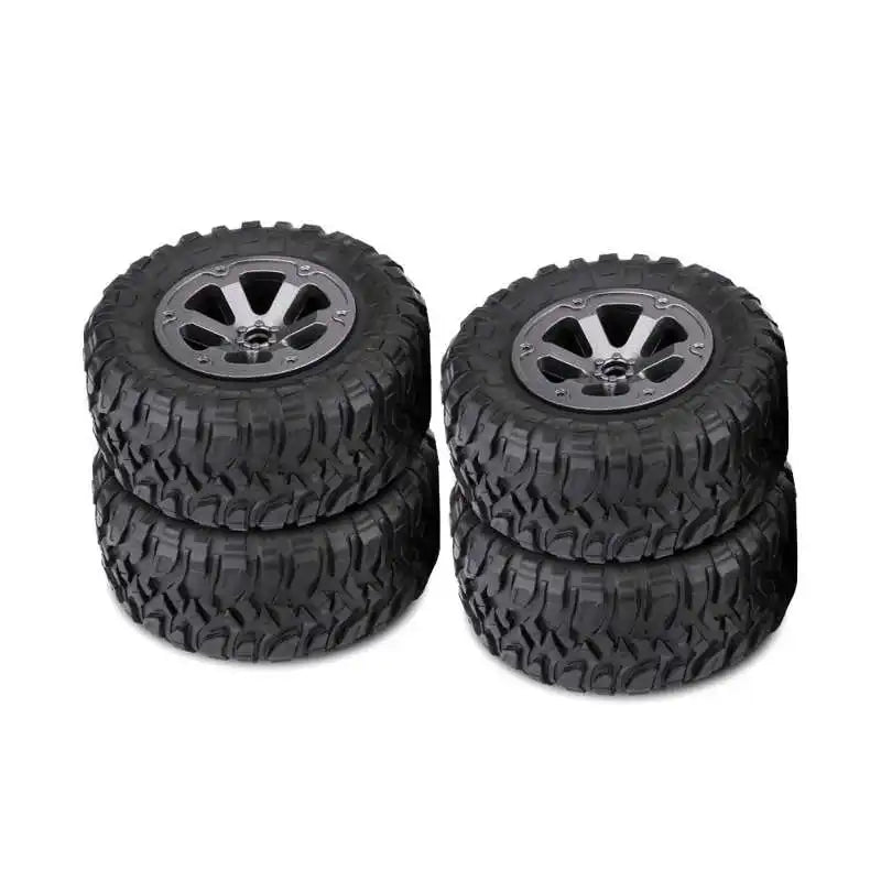 4Pcs 1:16 Crawler Tires Rubber Anti-skid Tyres RC Accessory Remote Control Militaty Car Part