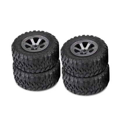 4Pcs 1:16 Crawler Tires Rubber Anti-skid Tyres RC Accessory Remote Control Militaty Car Part
