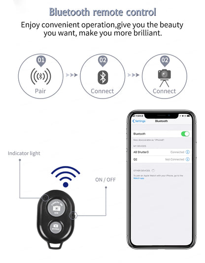 Selfie Ring Light 26cm RGB Fill LED RingLight Selfie Lamp Photography Lighting Mobile Holder Tripod Stand For Video Youtube Live
