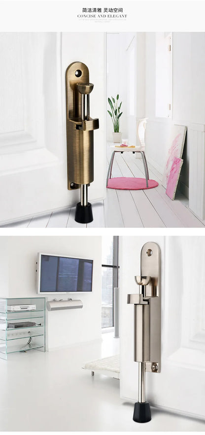 1pcs Telescopic Door Stopper telescopic door resistance spring positioner door holder For Household Hardware