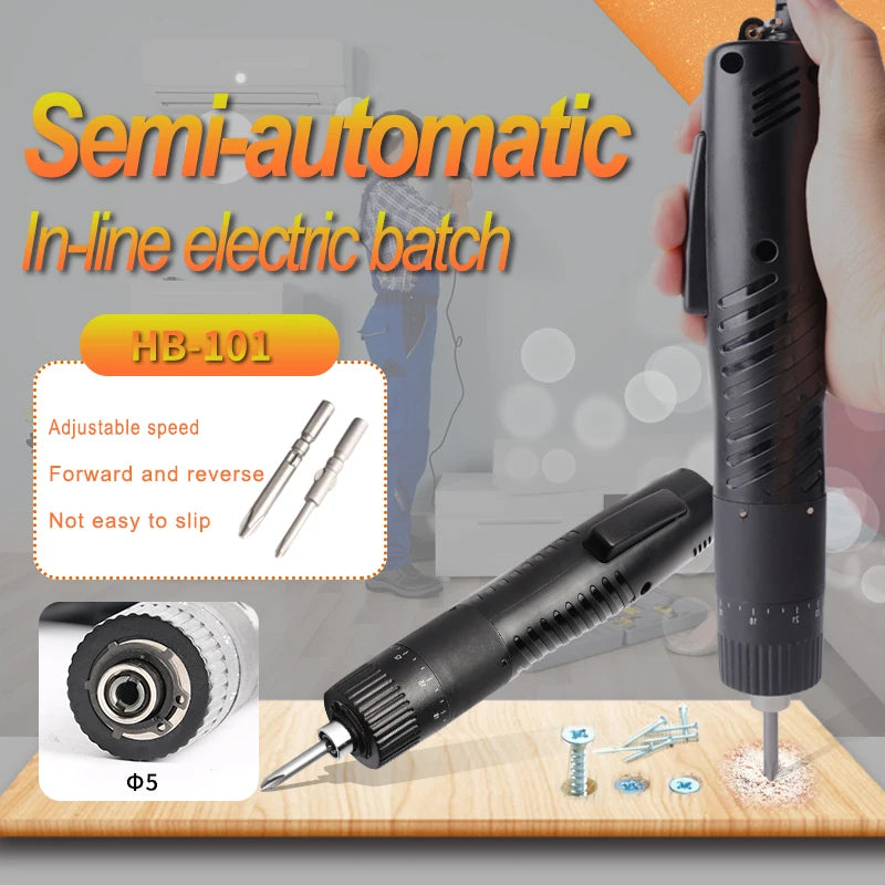 New Industrial Electric Screwdriver Adjustable Torque Electrical Powerful Impact Hand Drill Multifunctional Tools Drill Driver