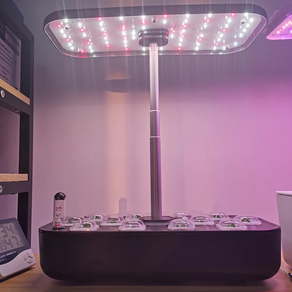 Hydroponics Accessories 12pcs Basket Or Sponge Or Nutrient A&B for the Non-toxic Intelligent Planting Hydroponics Grwoing System