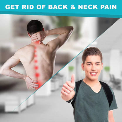 Posture Corrector Back Brace Adjustable Posture Brace for Upper Back Shoulder Pain Relief Posture Trainer Spine Posture Support