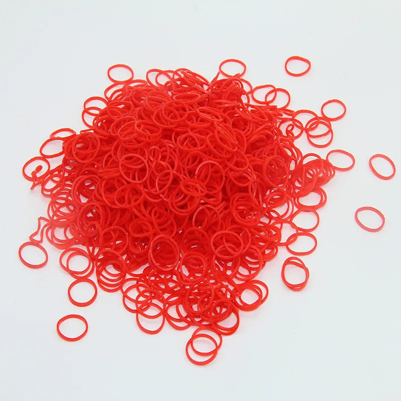 100pcs Pet Dog Grooming Rubber Band Pet Accessories Colorful Pet Supplies Elastic Pet Hair Product Hairpin Hair Accessory
