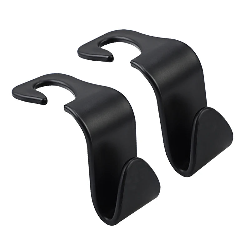 Universal Car Seat Back Hook Phone Holder PP Car Accessories Interior Portable Storage Hook for Car Bag Purse Cloth Hanger Drop
