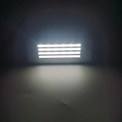 LED Deck Step Light 15Leds Underground Lamp Recessed Stair Paitio ground Spot Light Floor Garden Landscape Wall Outdoor Lighting