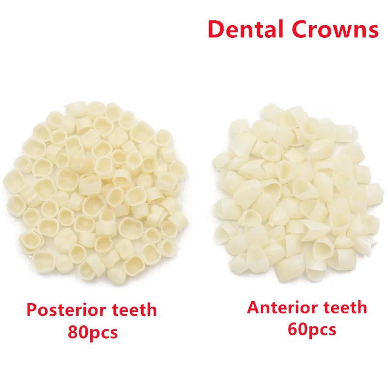 Dental Crowns Oral Teeth Whitening Anterior Molar Crown Resin Porcelain Temporary Teeth crown Dental Lab Dentist Tools