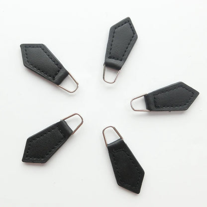 1 Pcs Artificial Leather Zipper Sliders Backpack Apparel Accessories for Pull Strap Pendant Cord Zipper Head DIY Apparel Sewing