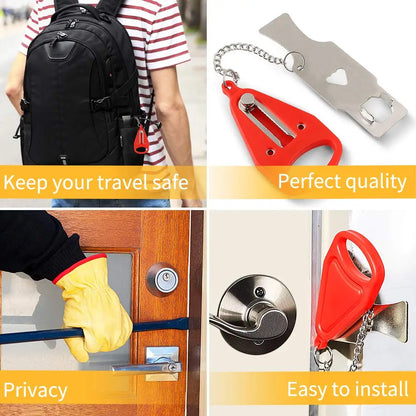 Portable Hotel Door Lock Locks Self-Defense Door Stop Travel Travel Accommodation Door Stopper Door Lock security door