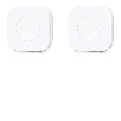 Aqara Wireless Mini Switch Zigbee Connection Versatile 3-way Control Button for Smart Home Devices Compatible with Apple HomeKit