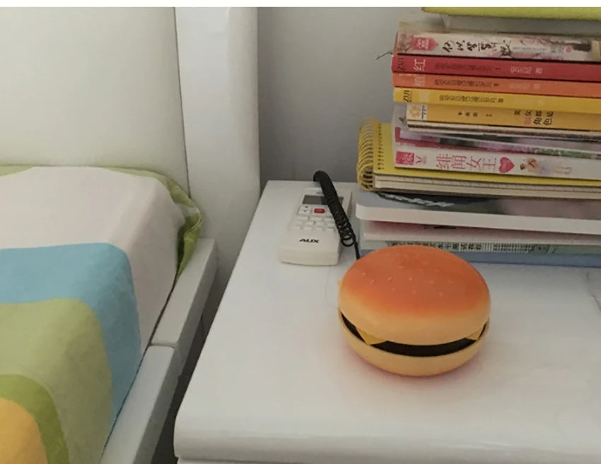 Cheeseburger Burger Phone Telephones Landline Corded Phone Desktop Phone For Home Hotel Office Decoration telefono fijo fixo