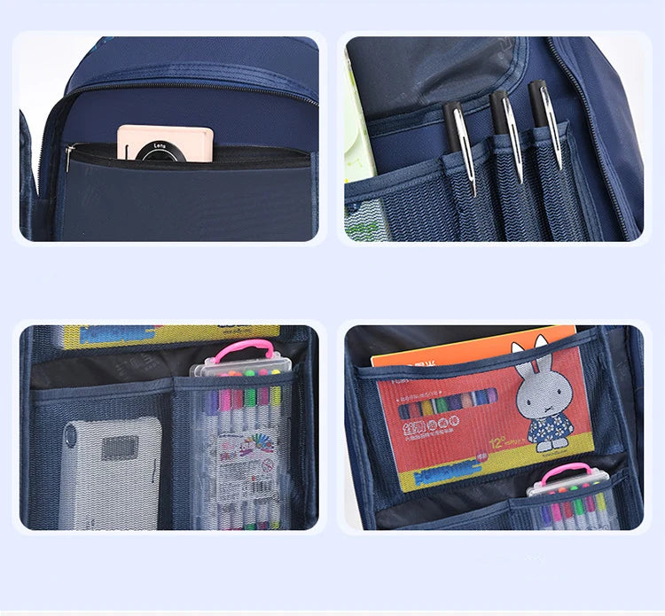 Primary School Backpacks Waterproof Children School Bags For Boys kids Travel Backpack  Orthopedic School bag Mochila Infantil