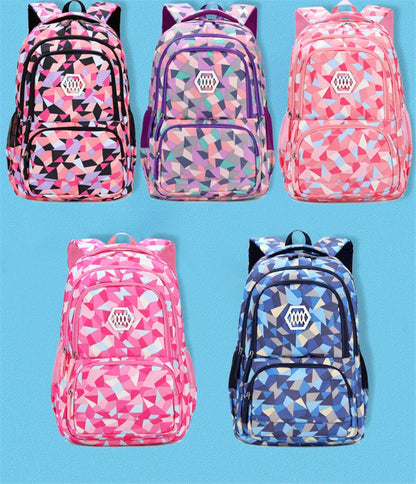 School Bags for Teenagers Girls Schoolbag Large Capacity Boys Printing School Backpack Set Rucksack Bagpack Kids Cute Book Bags