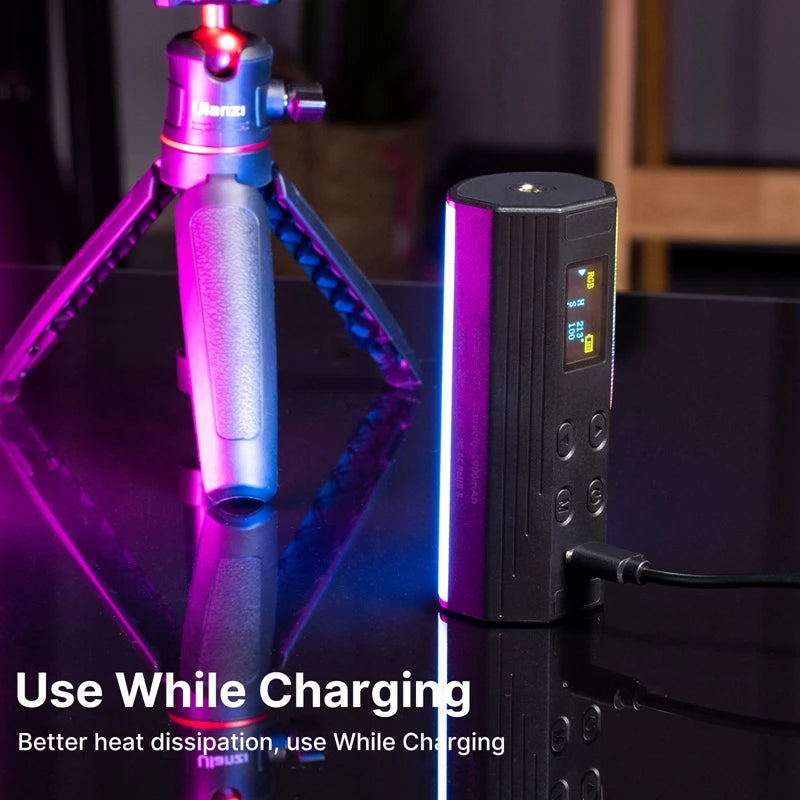 Ulanzi i-Light Handheld Light Stick RGB Led Video Light 2500-9000K Photography Light Rgb Ice Light Tube Light for Youtube Live