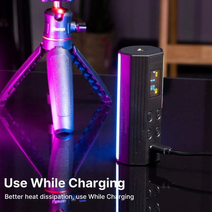 Ulanzi i-Light Handheld Light Stick RGB Led Video Light 2500-9000K Photography Light Rgb Ice Light Tube Light for Youtube Live