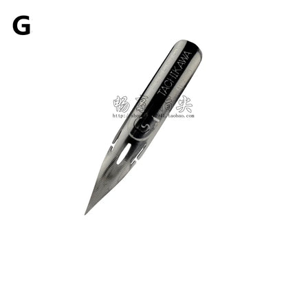 Japanese craftsman nikko TACHIKAWA comic nib G/D/round/student/whistle nib Painting, stationery, student supplies