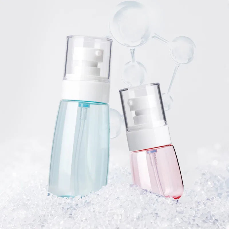 30ml 60ml 100ml UPG Fine Mist Spray Bottle Plastic Bottl Lotion Pump Travel Perfume Water Bottles Refill