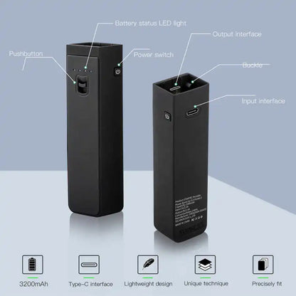 STARTRC Power Bank for Pocket Camera Portable Power Bank for Pocket 2 PTZ Camera 3200mAh Handheld Mobile Power Bank