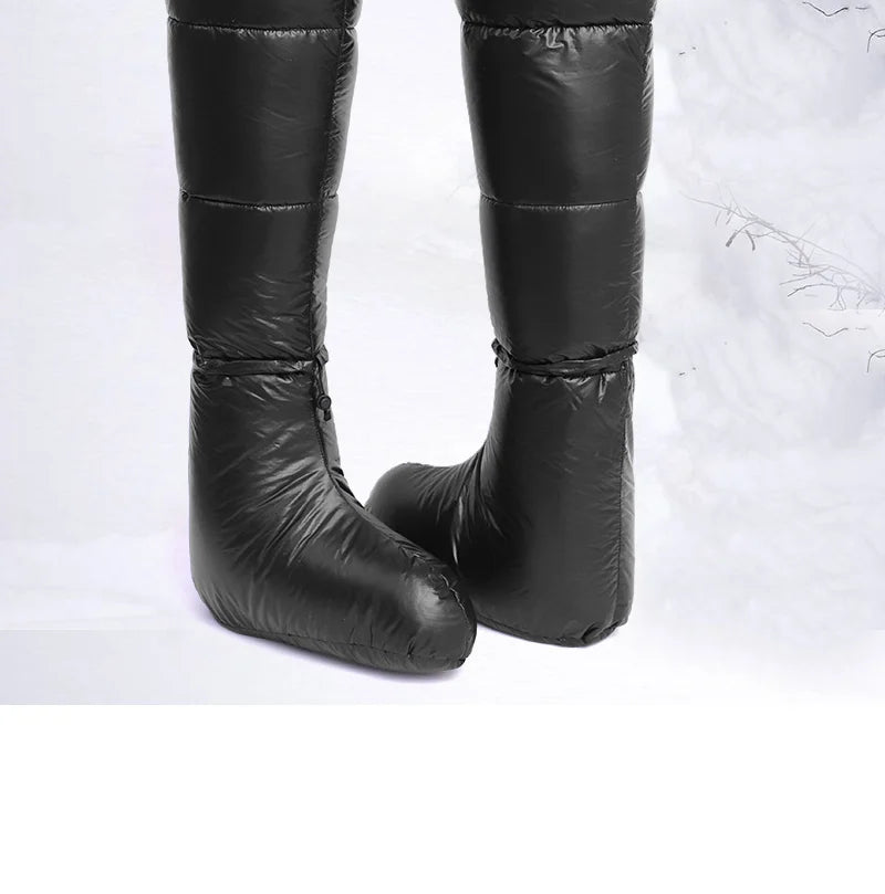 Camping Down Socks Down Booties Sleeping Bag Socks Down Boots Camping Sleeping Boots  Kamperbox Sleeping Bag Down Booty