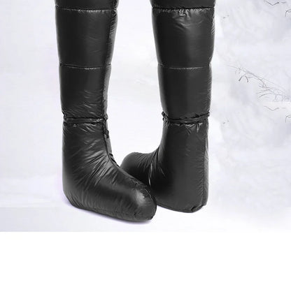 Camping Down Socks Down Booties Sleeping Bag Socks Down Boots Camping Sleeping Boots  Kamperbox Sleeping Bag Down Booty