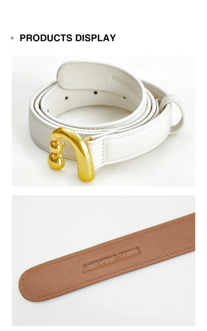 Amazing Song Metal Nail Buckle Belt Shirt Belt Women’s Belt Jean Waist Dress Belt Studs Belt Accessories