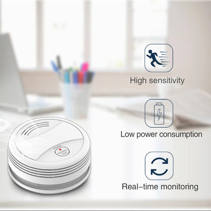 Tuya Smart Wifi Smoke Detector Sensor 80DB Alarm Fire Smoke Detector Wifi Fire Protection Home Security Alarm Smart Life APP
